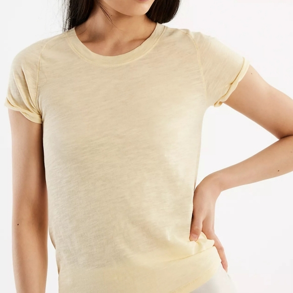 FREE PEOPLE We The Free T-Shirt Trio White Yellow Pink Bundle - Picture 2 of 15